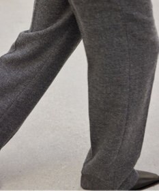 BEIGE， MILLAM / フェイクレザーパッチワイドパンツ