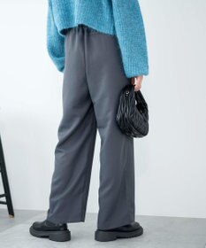 WEGO 【ウエストゴム/手洗い可】カラーイージーパンツ