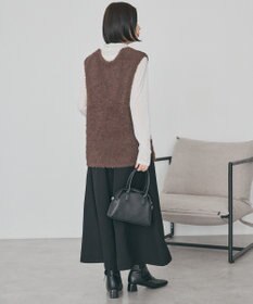 AMERICAN HOLIC 【選べる丈】ギャザーウールライクスカーチョ