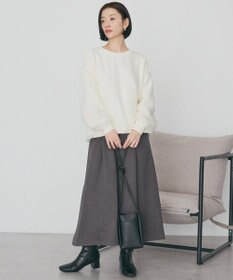 AMERICAN HOLIC 【選べる丈】ギャザーウールライクスカーチョ