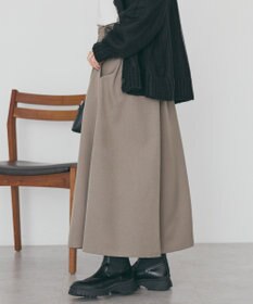 AMERICAN HOLIC 【選べる丈】ギャザーウールライクスカーチョ