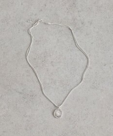 earth music&ecology レイヤードチェーンメダリオンネックレス