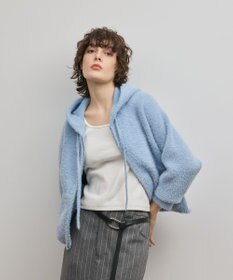 GRACE CONTINENTAL フェザーニットパーカー