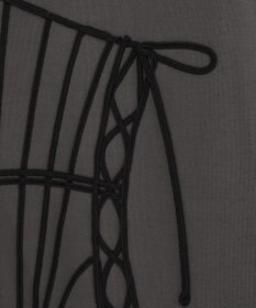 Green Parks ■ESCAR コルセットコード刺繍プルオーバー