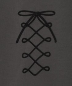 Green Parks ■ESCAR コルセットコード刺繍プルオーバー