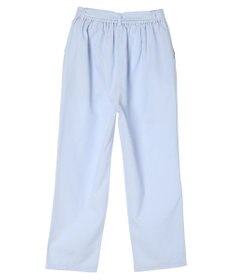 Green Parks 綿麻混バックルベルト付テーパードパンツ