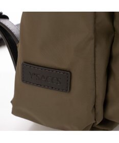 Y'SACCS リサイクルナイロン×カウレザー ラップリュック