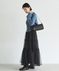 russet ソフトレザーロールショルダーバッグ(CE-1661)