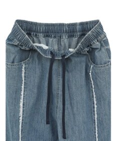 Green Parks ・Double Flags デニムフリンジラインパンツ