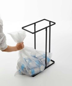 tower スリム蓋付き分別ゴミ袋ホルダー タワー 45L 2個組 ブラック