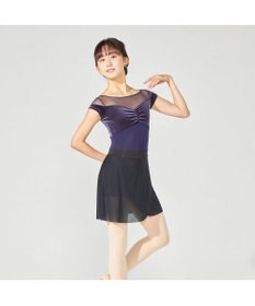 Chacott ハーフスリーブレオタード