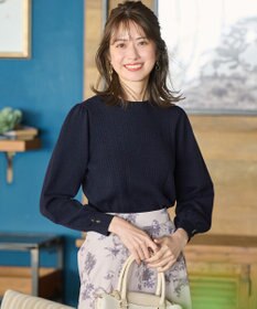 ANY SIS 【CICA加工】ケーブルポイント ニット