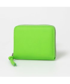 UNBILLION ペルケ perche / 蛍光レザーストラップ付き・ジャバラカードウォレット