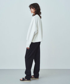 GARMENT DYE URAKE | Aラインオーバーサイズプルオーバー - UNISEX, WHITE, 04