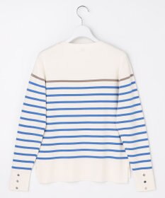 J.PRESS LADIES Rayon Stretch Border ニット