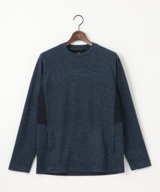 JOSEPH ABBOUD MOUNTAIN メランジクルーネック ロングスリーブ Tシャツ