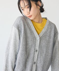 CRAFT STANDARD BOUTIQUE チュールドッキングニットカーディガン