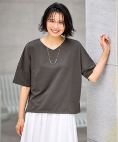 ANY ドライポンチVネックプルオーバー