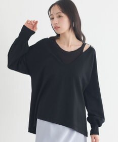 earth music&ecology ディープＶネックプルオーバー