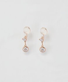 Phoebe 【K10】ティアーズビジューイヤリング　ローズゴールド