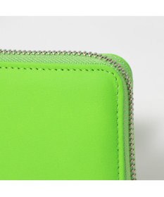 UNBILLION ペルケ perche / 蛍光レザーストラップ付き・ジャバラカードウォレット