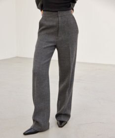 BEIGE， MILLAM / フェイクレザーパッチワイドパンツ