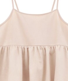 Green Parks スウェードポンチペプラムキャミワンピース