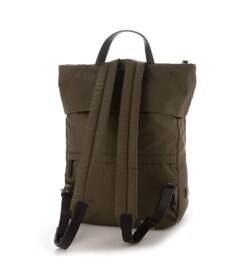 Y'SACCS リサイクルナイロン×カウレザー ラップリュック