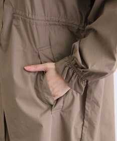 MOONBAT 【撥水】LIGNAGGIO ウエストギャザーフードコート