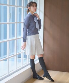 Feroux 【洗える】ラメシャギー カーディガン