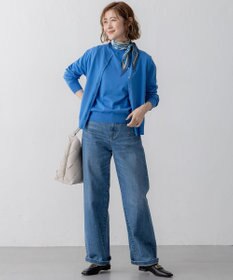 23区 S 【滝沢眞規子さん着用/VERY掲載/洗える】23区DENIM ストレッチ ワイドパンツ