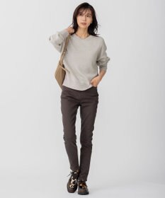 23区 L 【洗える】コットンウール クルーネック プルオーバー