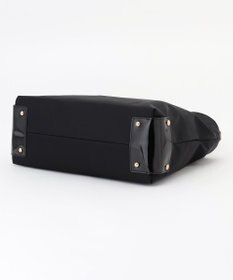 LA BAGAGERIE ツイルナイロン×エナメル 2WAYトートバッグ Mサイズ