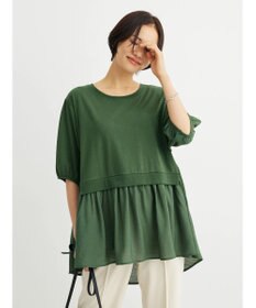 Green Parks カットドッキングフレアラインプルオーバー