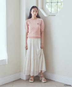 earth music&ecology Ｄｉｓｎｅｙ×Ｓｅｉｊｉ　Ｍａｔｓｕｍｏｔｏ刺繍ニット