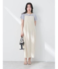 earth music&ecology リサイクルポリエステルブレンドキャミワンピース