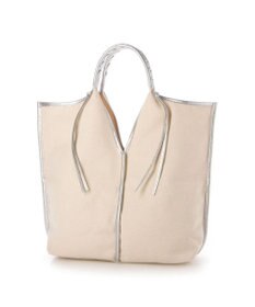 UNBILLION perche コットン×牛革付属トートバッグ L