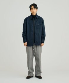 J.PRESS YORK STREET 【UNISEX】フロントジップ シャツ