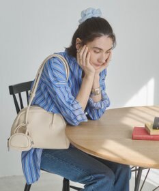 WEGO 着丈が選べる オーバーサイズ バンドカラー シャツ / ストライプ / 無地