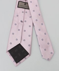 GOTAIRIKU 【日本製】西陣ネクタイ_ネイビー×ピンク系