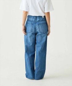 caqu FS linen wide boy`s コットンリネンワイドストレートデニム