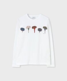 Paul Smith ペインティングフラワー 長袖Tシャツ