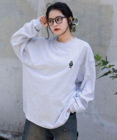 WEGO 【ユニセックス着用ITEM/MLサイズ展開】別注BENDAVISワンポイントT（LS）