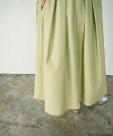 GRACE CONTINENTAL タックフレアロングワンピース