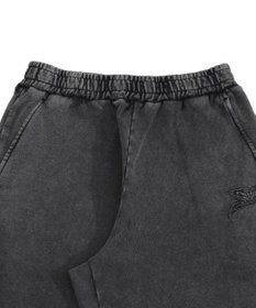 WEGO 【ユニセックス着用ITEM】ブリーチスタッズロゴスウェットパンツ