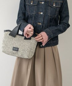 INTER-CHAUSSURES 【RIPANI】サマーツイード・レザーコンビバッグ