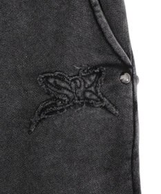 WEGO 【ユニセックス着用ITEM】ブリーチスタッズロゴスウェットパンツ