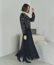 YECCA VECCA レイヤードチュールマーメイドスカート