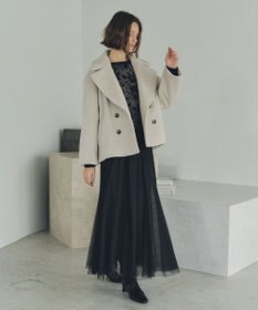 YECCA VECCA レイヤードチュールマーメイドスカート