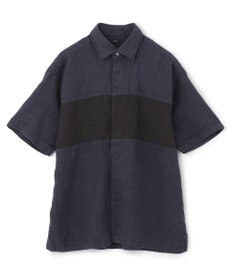 JOSEPH HOMME FRENCH LINEN OX SHORT SLEEVE SHIRT